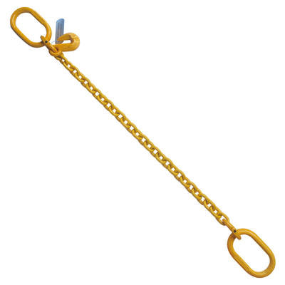 Chain Sling, 3/8" X 6' Grade 80, Master Link Hook Adjustable 1 Leg